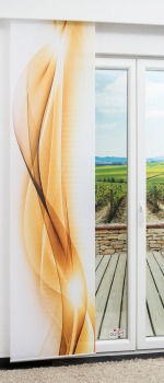 Flächenvorhang Lysel - Schiebegardine Abstraktia