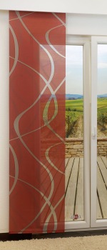Schiebegardinen Flächenvorhang 245cm x 60cm