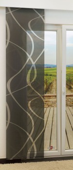 Schiebegardinen Flächenvorhang 245cm x 60cm