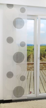 Schiebegardinen Flächenvorhang 245cm x 60cm, mit Motiv Spheres