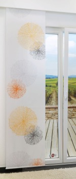Schiebegardinen Schiebegardine 245cm x 60cm, mit Motiv Chip