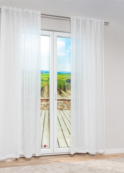 ArtikelbildDekoschal Lysel #1W Manteco in weiß