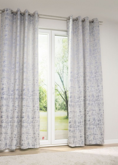 Lysel - Ösenschal Steinstruktur Verdunklung Grau