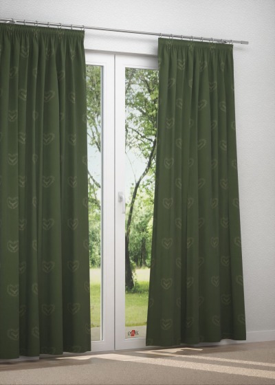 Dekoschal Lysel #2T Villora in jagdgrün