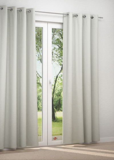 Ösenschal Lysel #2T Cabonca in hellgrau