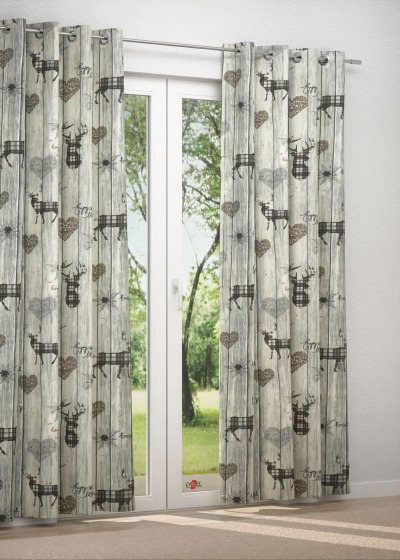 Ösenschal Lysel #2T Kankare in graubeige