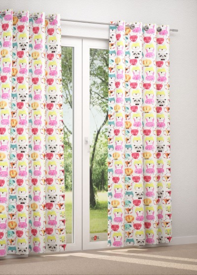 Ösenschal Lysel #2T Parola in weiß