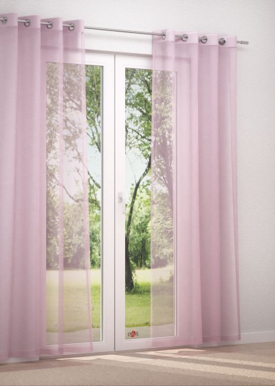 Ösenschal in Violett