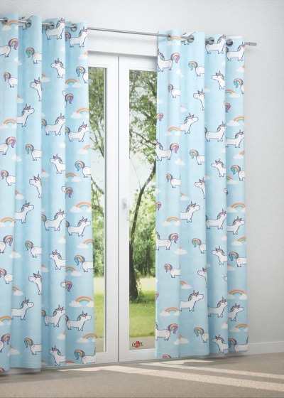 Ösenschal Lysel #2T Tapila in pastellblau