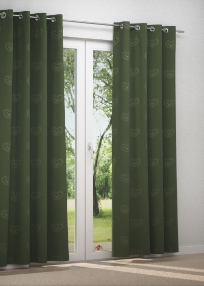 Ösenschal Lysel #2T Villora in jagdgrün