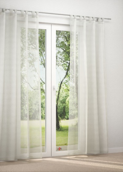 Schlaufenschal in weiß