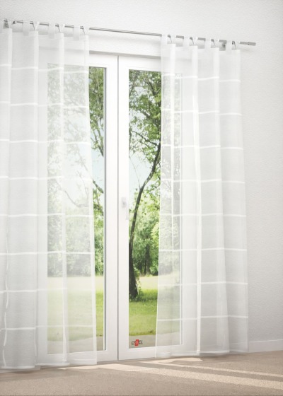 Schlaufenschal in Weiß