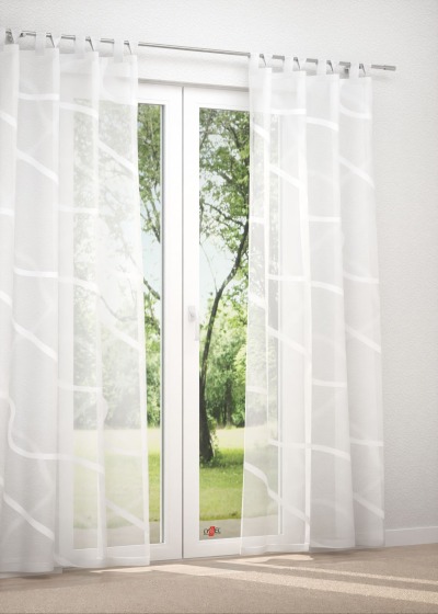 Schlaufenschal in Weiß