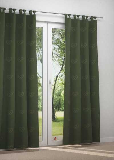 Schlaufenschal Lysel #2T Villora in jagdgrün