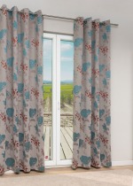 petrol Vorschau Ösenschal Lysel #1W Cidra in Violett petrol