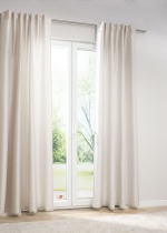 Gardinenschal Lysel -Zugbandschal Mayton in stein