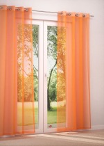 Ösenschal in Orange