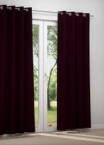 Ösenschal in Violett