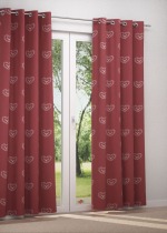 Ösenschal Ösenschal in Rot