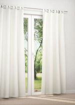 Schlaufenschal in weiß