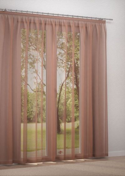 Gardinenstore in Braun