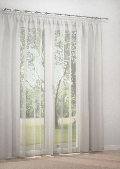 Gardinenstore in Grau