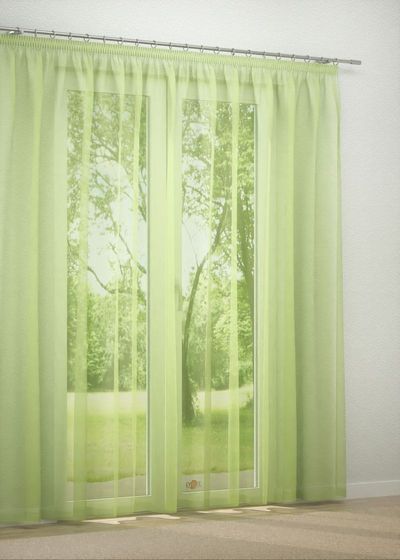 Gardinenstore in Grün