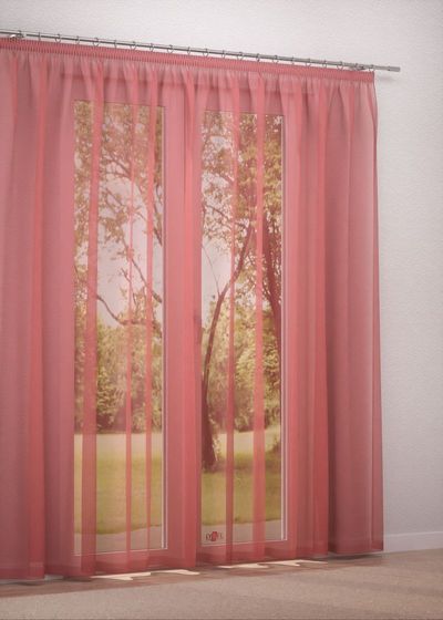 Gardinenstore in Rot