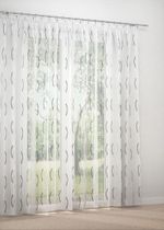 Gardinenstore in grau