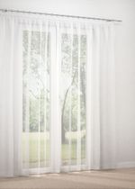 Gardinenstore in weiß