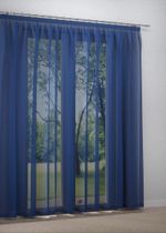 Gardinenstore in Blau