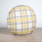 Dekokissen rund Dekokissen rund in gelb