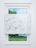 Raffrollo professional in Weiß