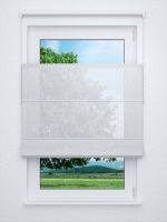 Raffrollo professional in Weiß