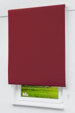 Rollo Standard Lysel Outlet - Verdunkelungsrollo Bordeauxrot
