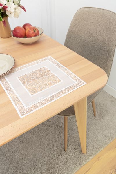 Deckchen Plauener Spitze® #1W  Novalie in Weiß