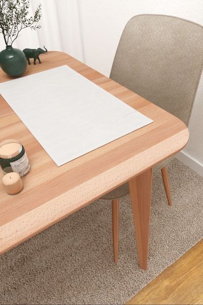 Platzdeckchen Lysel #3J Gresstra in reinweiß