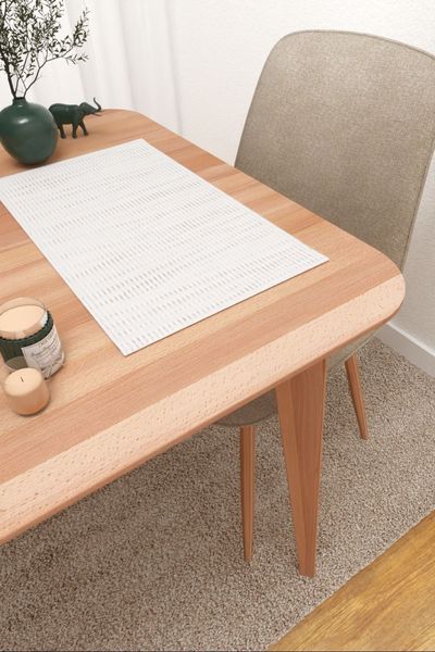 Platzdeckchen Lysel #3J Niono in Weiß