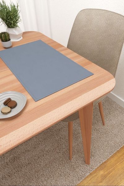 Platzdeckchen Lysel #3J Thermos in blaugrau