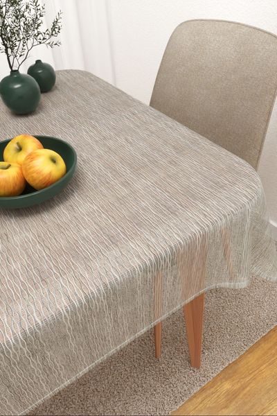 Tischdecke eckig Lysel #3J Yasin in schwarz-weiß