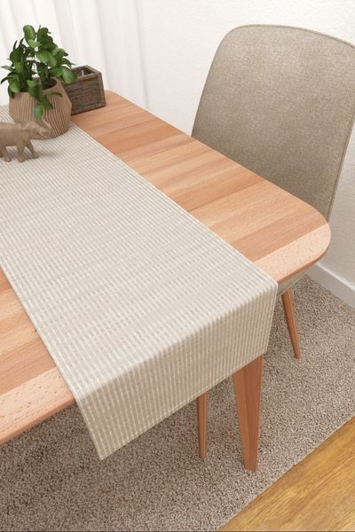 Tischläufer Lysel #3J Niono in Beige