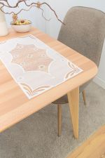 ecru-gold Vorschau Deckchen Plauener Spitze® #1W Flockenzauber in Gold ecru-gold