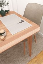 Platzdeckchen in Grau