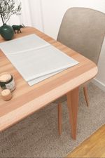 Platzdeckchen in Grau