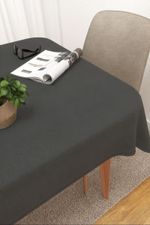 Tischdecke eckig in schwarz