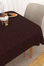Tischdecke eckig in braun
