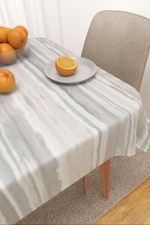 Tischdecke eckig in grau