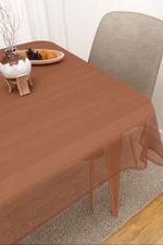 Tischdecke eckig in Braun