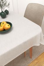 Tischdecke eckig in Weiß