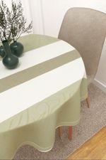 Tischdecke rund in grün